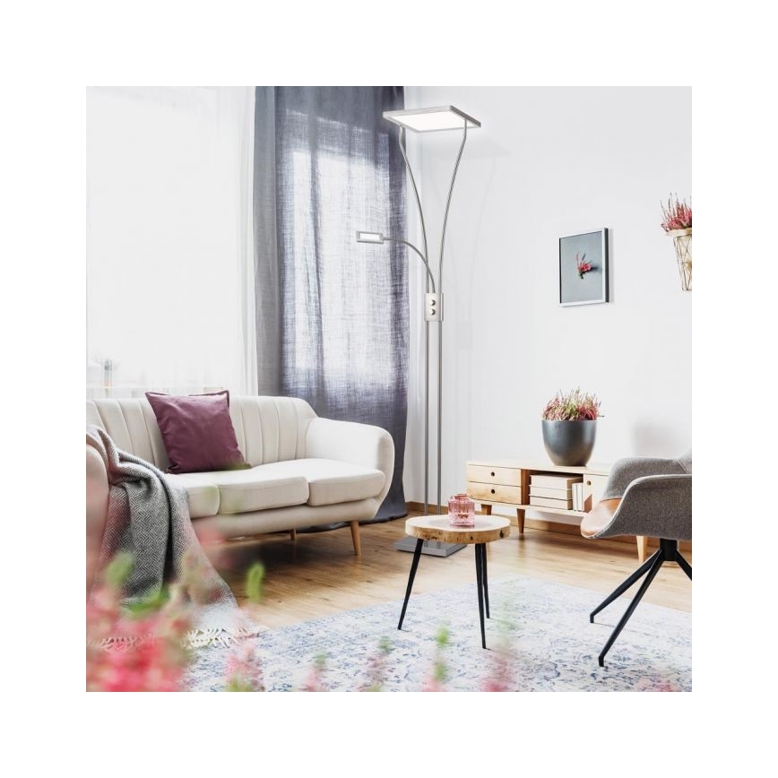 Leuchten Direkt 11722-55 - Lampada dimmerabile a LED MARIAN LED/33,5W/230V + LED/3,6W