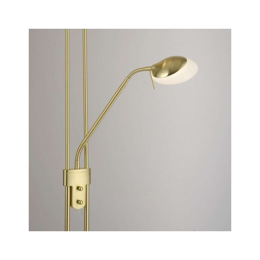 Leuchten Direkt 11730-60 - Lampada LED da terra dimmerabile ZAHARA LED/16W/230V + LED/5W