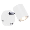 Leuchten Direkt 11941-16 - Faretto LED da parete TARIK 1xGU10/5W/230V bianco