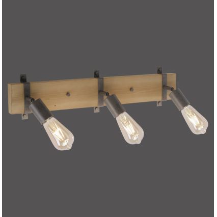 Leuchten Direkt 13473-79 - Luce Spot da parete SLAT 3xE27/40W/230V