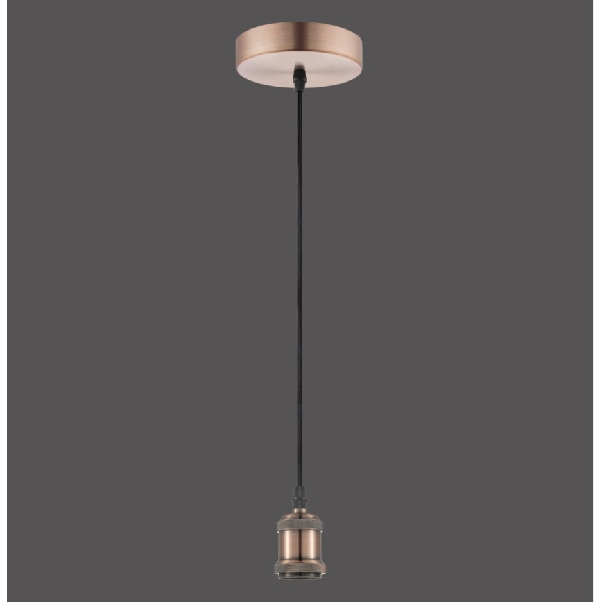 Leuchten Direkt 13570-20 - Lampadario su filo  DIY 1xE27/60W/230V rame