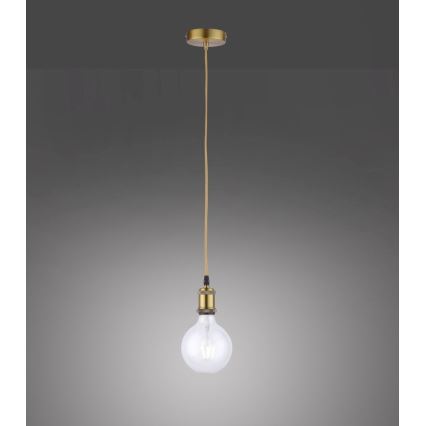 Leuchten Direkt 13570-60 - Lampadario su filo  DIY 1xE27/60W/230V ottone