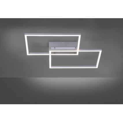 Leuchten Direkt 14017-55 - Plafoniera LED dimmerabile IVEN 2xLED/20W/230V + telecomando