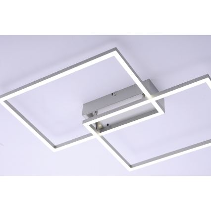 Leuchten Direkt 14018-55 - Lampadario a plafone LED dimmerabile IVEN 2xLED/15W/230V + telecomando