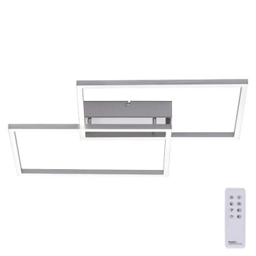 Leuchten Direkt 14018-55 - Lampadario a plafone LED dimmerabile IVEN 2xLED/15W/230V + telecomando