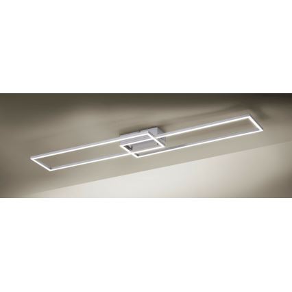 Leuchten Direkt 14019-55 - Lampadario a plafone LED dimmerabile IVEN 2xLED/20W/230V + telecomando