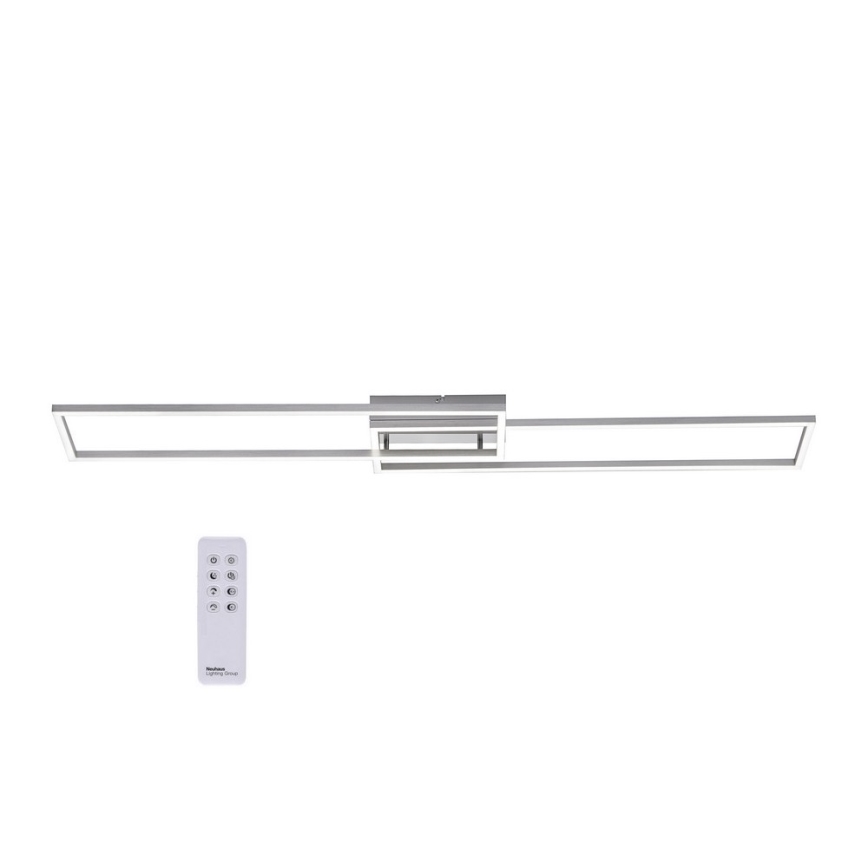 Leuchten Direkt 14019-55 - Lampadario a plafone LED dimmerabile IVEN 2xLED/20W/230V + telecomando