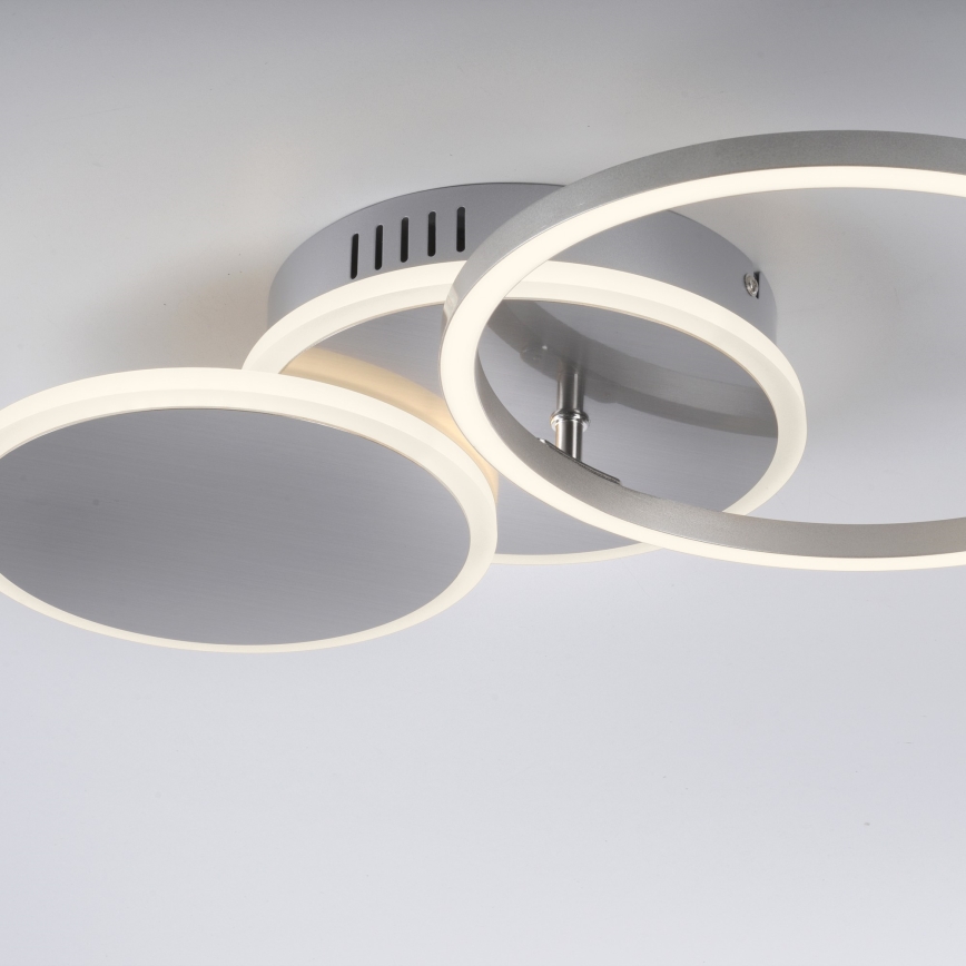 Leuchten Direkt 14116-55 - Plafoniera LED SEVENT LED/25,5W/230V cromo opaco