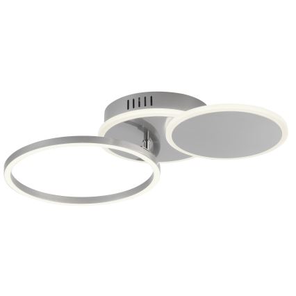 Leuchten Direkt 14116-55 - Plafoniera LED SEVENT LED/25,5W/230V cromo opaco