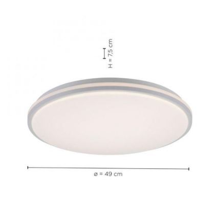 Leuchten Direkt 14209-16 - Plafoniera LED dimmerabile COLIN LED/32,4W/230V