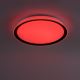 Leuchten Direkt 14339-21 - Plafoniera LED RGB dimmerabile KARI LED/37W/230V Tuya 2700-5000K + telecomando