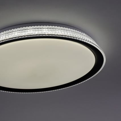 Leuchten Direkt 14339-21 - Plafoniera LED RGB dimmerabile KARI LED/37W/230V Tuya 2700-5000K + telecomando