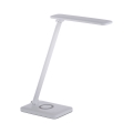 Leuchten Direkt 14415-16 - Lampada da tavolo LED dimmerabile touch con ricarica wireless FLORENTINA LED/5W/230V 3000-5000K bianco + USB