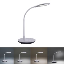 Leuchten Direkt 14416-18-LED Lampada da tavolo touch dimmerabile con ricarica wireless ASTRID LED/5W/230V 3000/4000/5500K + USB