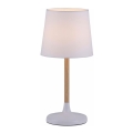 Leuchten Direkt 14423-16 - Lampada da tavolo NIMA 1xE14/40W/230V bianco