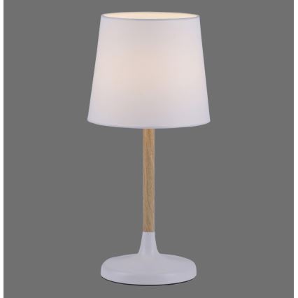 Leuchten Direkt 14423-16 - Lampada da tavolo NIMA 1xE14/40W/230V bianco