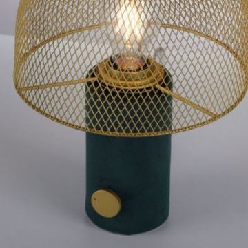 Leuchten Direkt 14433-43 -  Lampada da tavolo dimmerabile  DIPPER 1xE27/10W/230V verde