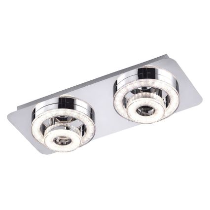 Leuchten Direkt 14521-17 - Plafoniera LED TIM 2xLED/2,8W/230V + 2xLED/3,1W