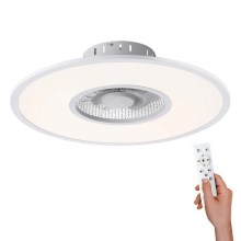 Leuchten Direkt 14642-16 - Plafoniera LED dimmerabile con ventola FLAT-AIR LED/32W/230V + telecomando