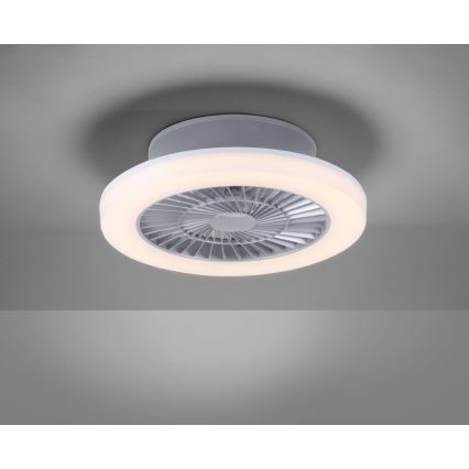 Leuchten Direkt 14645-55 - Luce LED con ventola LEONARD LED/27W/230V