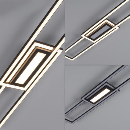 Leuchten Direkt 14696-18 - LED Lampadario a plafone dimmerabile ASMIN LED/45W/230V nero