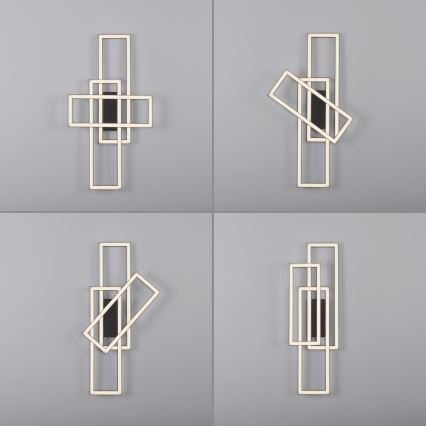 Leuchten Direkt 14697-18 - Lampada da soffitto dimmerabile a LED IVEN LED/24W/230V