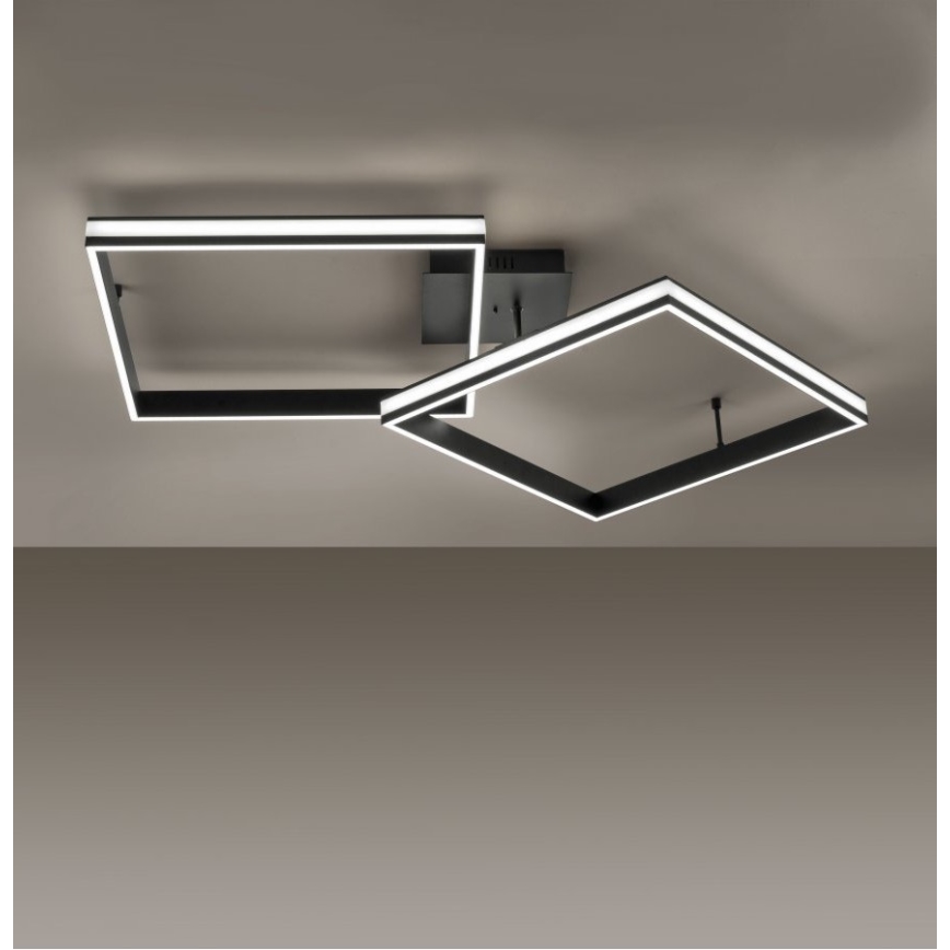 Leuchten Direkt 14700-18 - Lampadario LED dimmerabile da superficie ELIS 2xLED/19W/230V + telecomando