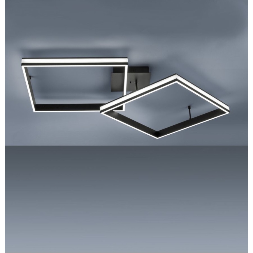 Leuchten Direkt 14700-18 - Lampadario LED dimmerabile da superficie ELIS 2xLED/19W/230V + telecomando