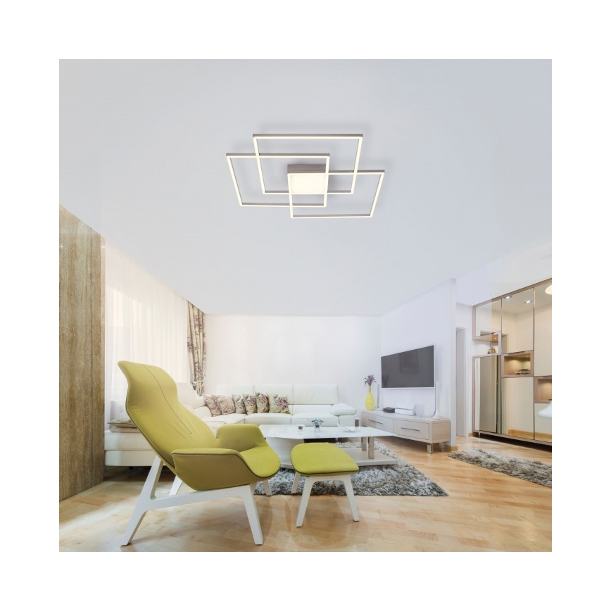 Leuchten Direkt 14713-55 - Lampadario LED da superficie dimmerabile ASMIN LED/45W/230V + telecomando