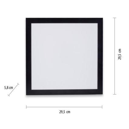 Leuchten Direkt 14740-18 - Plafoniera LED FLAT LED/7W/230V