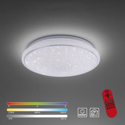 Leuchten Direkt 14743-16 - Plafoniera LED RGB dimmerabile JUPI LED/28W/230V Tuya 2700-5000K + telecomando