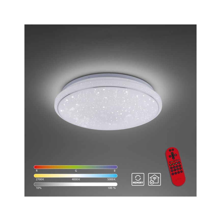 Leuchten Direkt 14743-16 - Plafoniera LED RGB dimmerabile JUPI LED/28W/230V Tuya 2700-5000K + telecomando