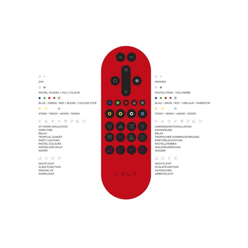 Leuchten Direkt 14743-16 - Plafoniera LED RGB dimmerabile JUPI LED/28W/230V Tuya 2700-5000K + telecomando