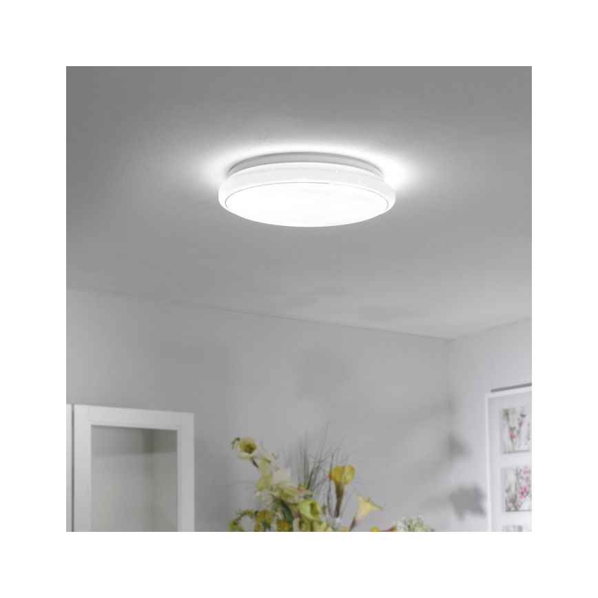 Leuchten Direkt 14744-16 - Plafoniera LED RGB dimmerabile JUPI LOLASMART LED/32W/230V + telecomando