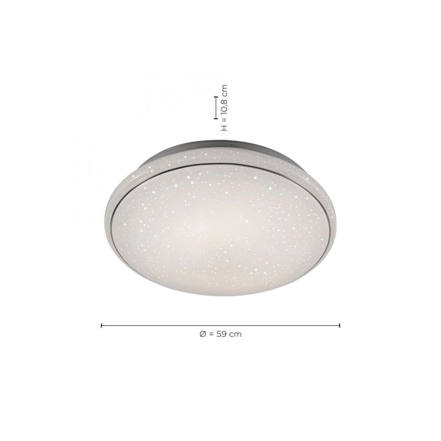 Leuchten Direkt 14744-16 - Plafoniera LED RGB dimmerabile JUPI LOLASMART LED/32W/230V + telecomando