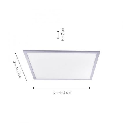 Leuchten Direkt 14752-21 - Plafoniera LED FLAT LED/17W/230V