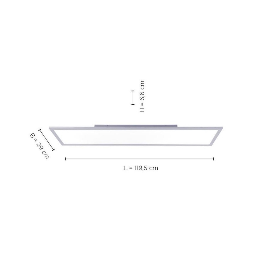Leuchten Direkt 14753-21 - Pannello LED da parete  FLAT LED/22W/230V