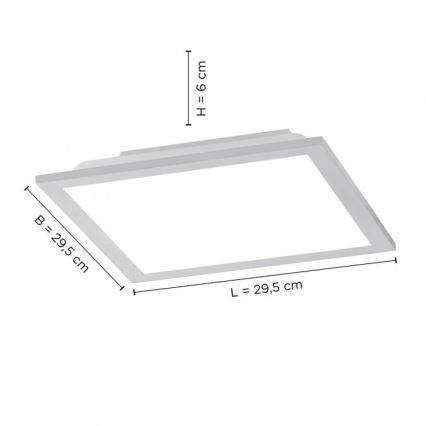 Leuchten Direkt 14754-21- LED Plafoniera dimmerabile FLAT LED/20W/230V 2700K-5000K + telecomando