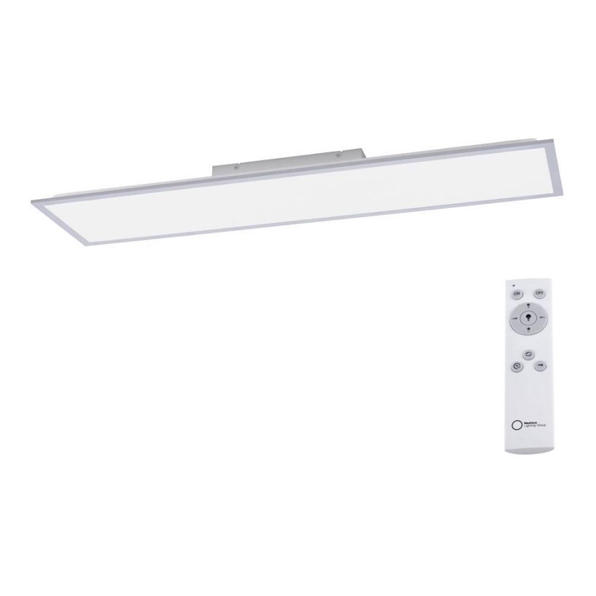 Leuchten Direkt 14757-21- LED Pannello da parete dimmerabile FLAT LED/36W/230V 2700-5000K argento + telecomando