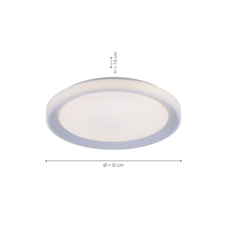 Leuchten Direkt 15110-21 - Plafoniera LED RGB dimmerabile LENI LOLASMART LED/40W/230V + telecomando