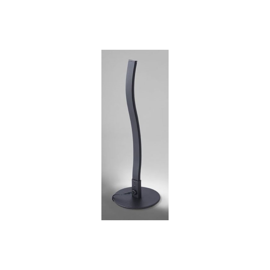 Leuchten Direkt 15128-18 - Lampada da tavolo LED WAWE LED/3W/230V nera