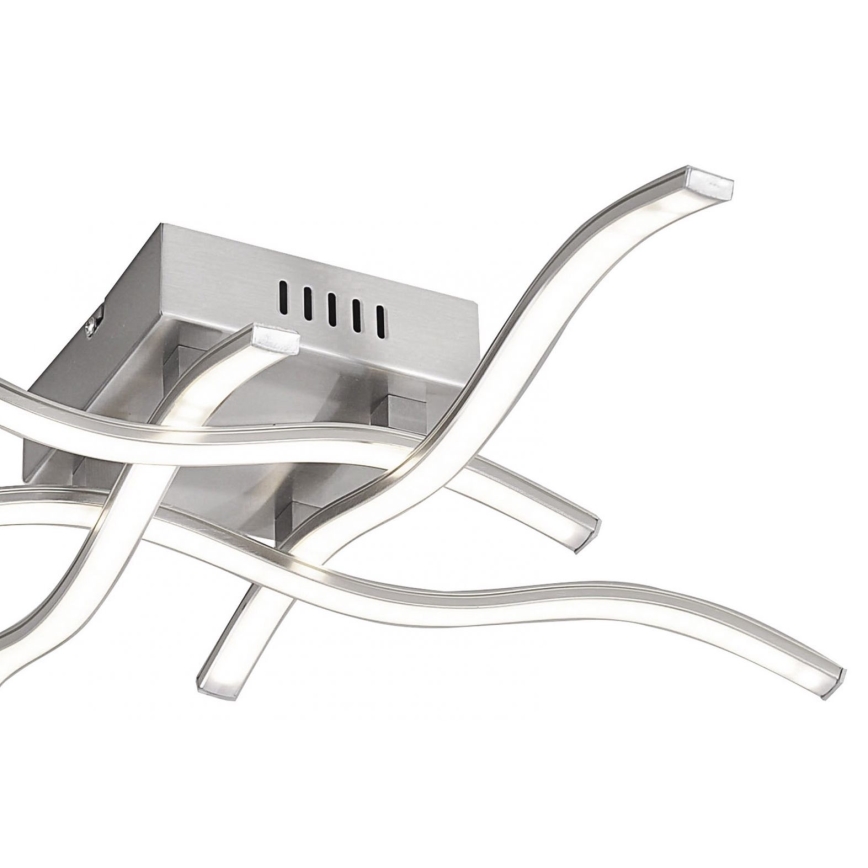 Leuchten Direkt 15131-55 - Lampadario LED da superficie WAWE 4xLED/4,6W/230V cromo opaco