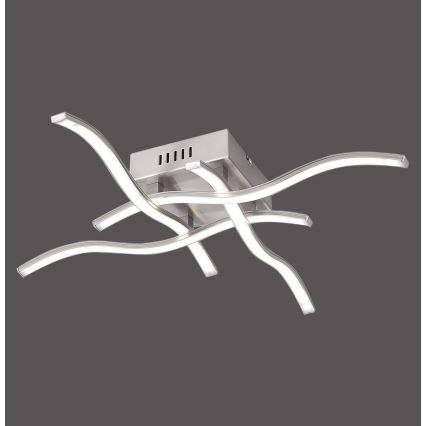 Leuchten Direkt 15131-55 - Lampadario LED da superficie WAWE 4xLED/4,6W/230V cromo opaco