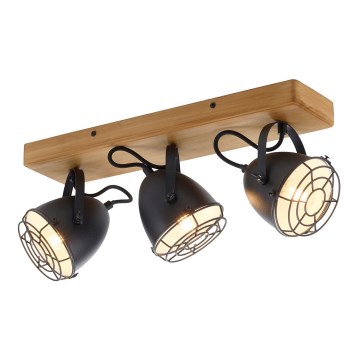 Leuchten Direkt 15173-18 - Luce Spot BEETLE 3xE14/10W/230V pino