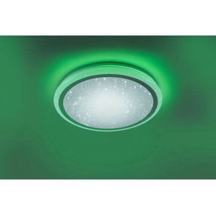 Leuchten Direkt 15220-16 - Plafoniera LED RGB dimmerabile LUISA LED/28W/230V + telecomando