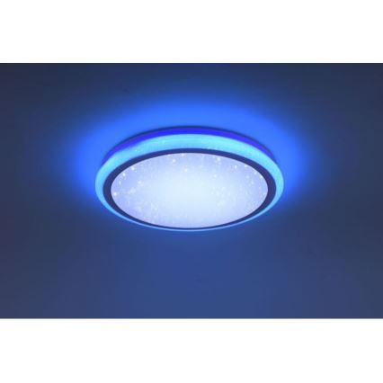 Leuchten Direkt 15220-16 - Plafoniera LED RGB dimmerabile LUISA LED/28W/230V + telecomando