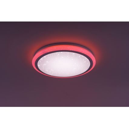 Leuchten Direkt 15220-16 - Plafoniera LED RGB dimmerabile LUISA LED/28W/230V + telecomando