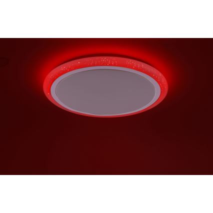 Leuchten Direkt 15230-16 - Plafoniera LED RGB dimmerabile LUISA LED/42W/230V 3000-6400K + telecomando