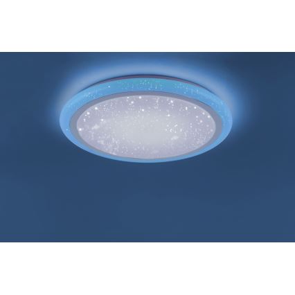 Leuchten Direkt 15230-16 - Plafoniera LED RGB dimmerabile LUISA LED/42W/230V 3000-6400K + telecomando