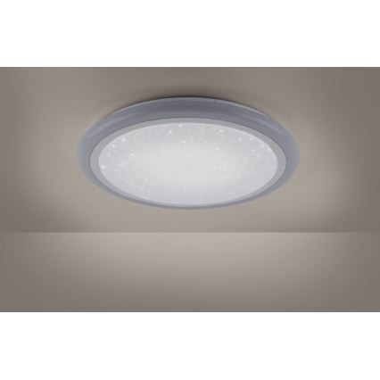 Leuchten Direkt 15230-16 - Plafoniera LED RGB dimmerabile LUISA LED/42W/230V 3000-6400K + telecomando